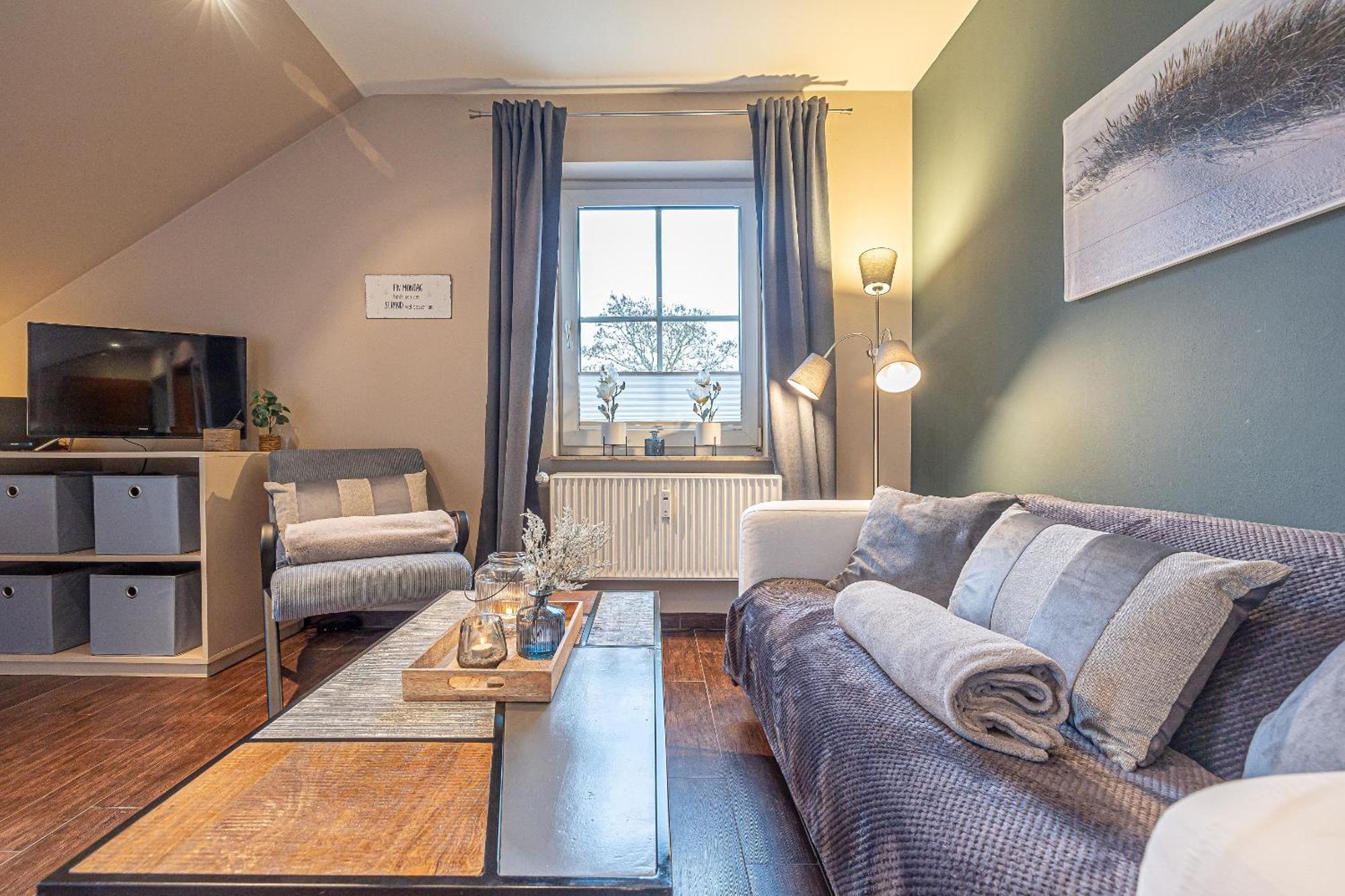 האריסלי Fewo1846 Strandresidenz Wassersleben - Strandkoje - Komfortables Studioapartment Mit Meerblick Am Strand מראה חיצוני תמונה