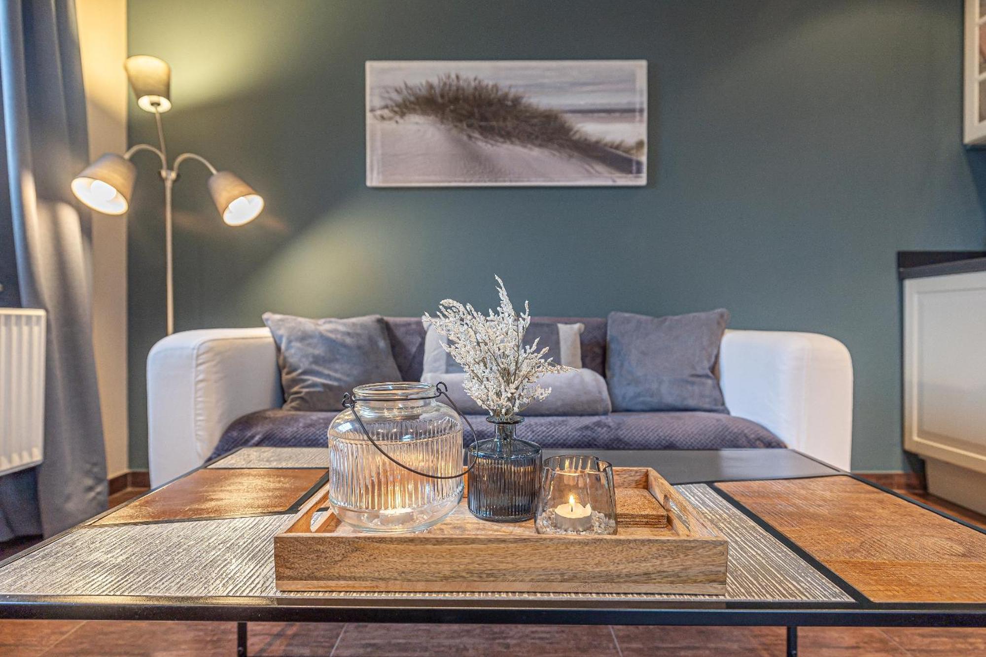 האריסלי Fewo1846 Strandresidenz Wassersleben - Strandkoje - Komfortables Studioapartment Mit Meerblick Am Strand מראה חיצוני תמונה