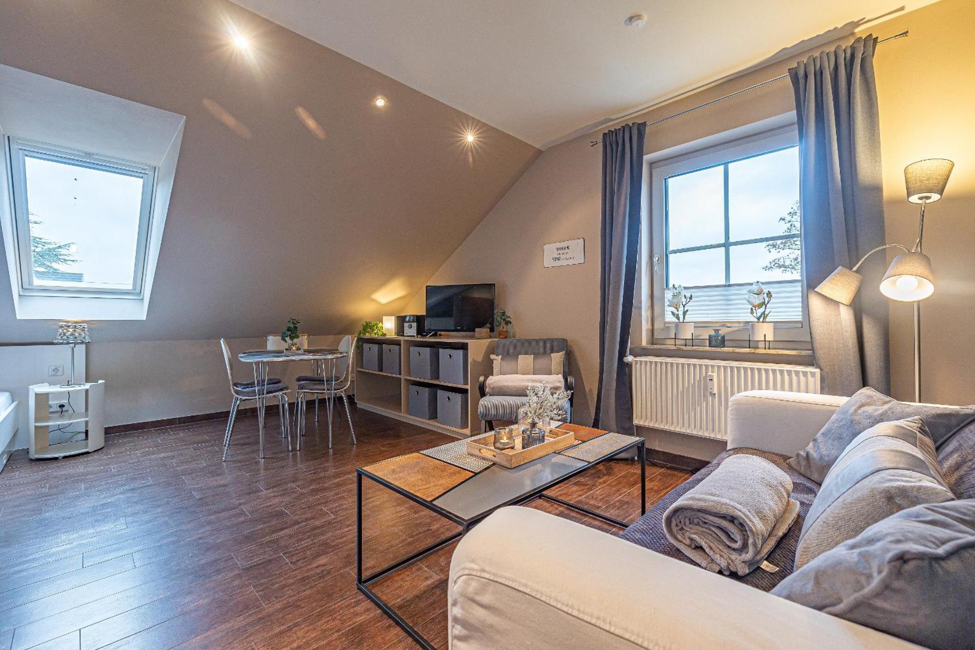 האריסלי Fewo1846 Strandresidenz Wassersleben - Strandkoje - Komfortables Studioapartment Mit Meerblick Am Strand מראה חיצוני תמונה
